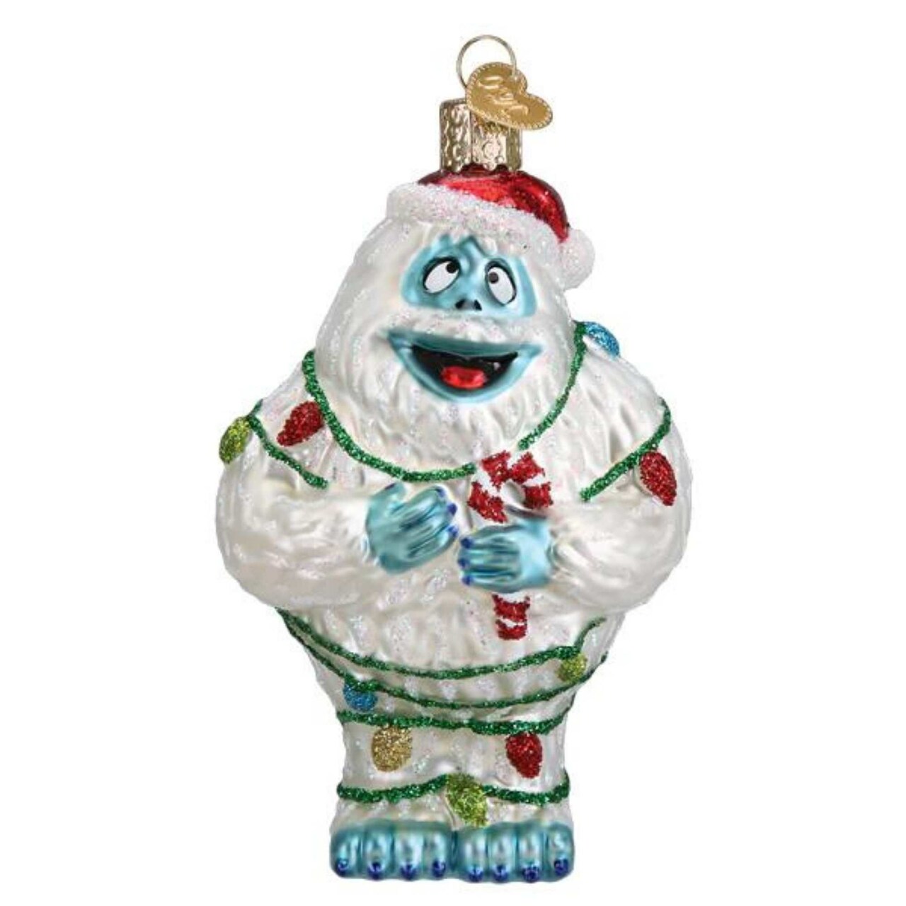 Old World Christmas 4.5 Inch Bumble Christmas Tree Ornament , Ornament Rudolph Red-Nosed
